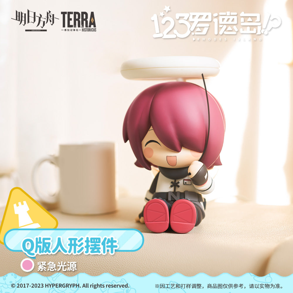 Arknights Official 123 Rhodes Island Q version Exusiai Figurine Lamp