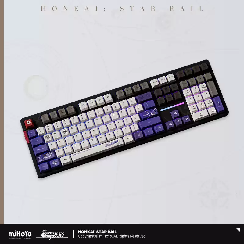 Honkai: Star Rail Official Acheron Backlit Mechanical Keyboard