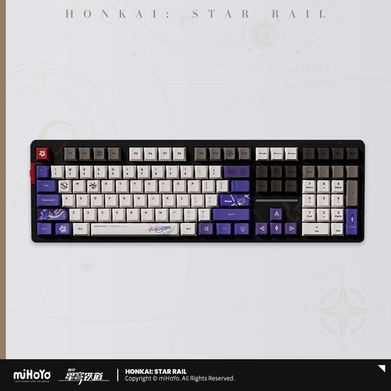 Honkai: Star Rail Official Acheron Backlit Mechanical Keyboard