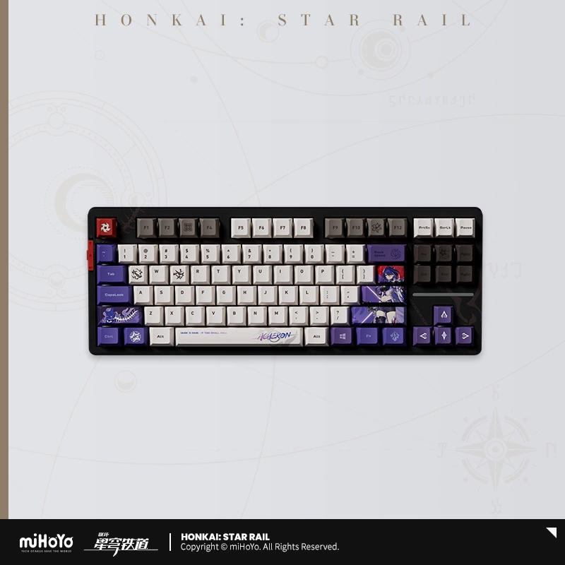 Honkai: Star Rail Official Acheron Backlit Mechanical Keyboard