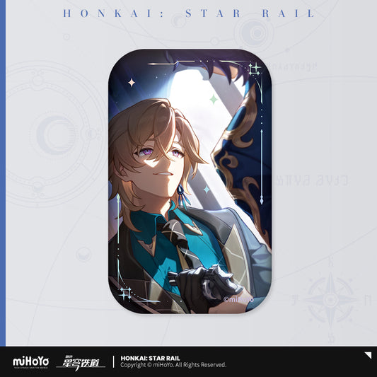 Honkai: Star Rail Official Light Cone Tin Badge - Aventurine Final Victor