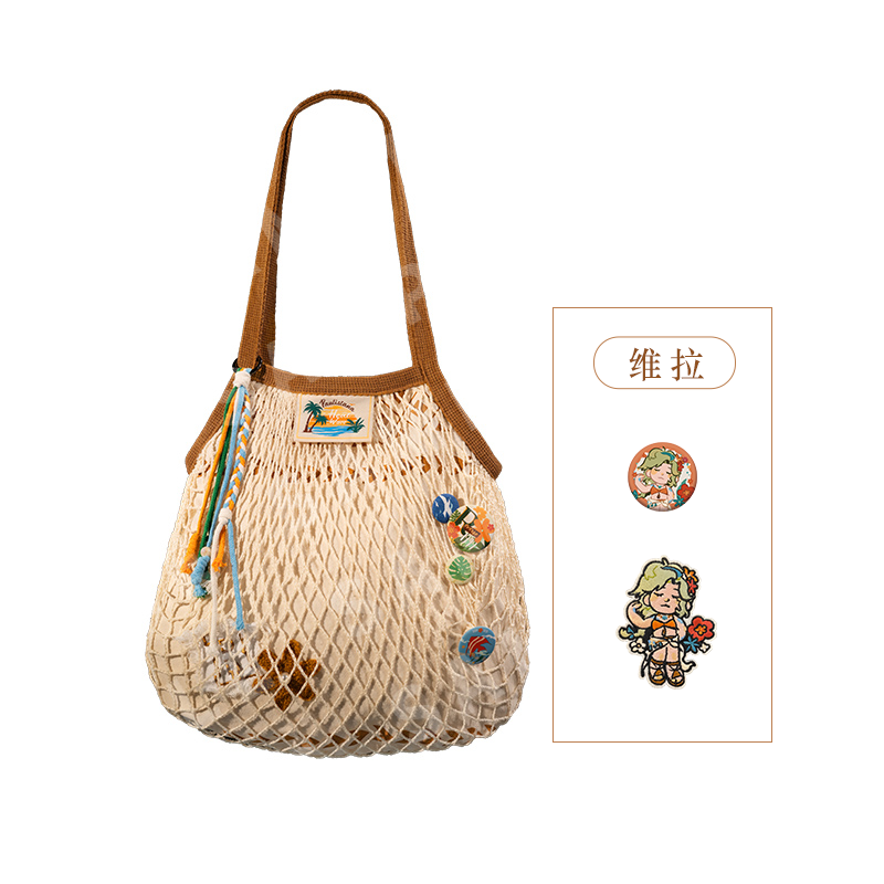 Reverse 1999 Official Woven Tides Fishing Net Bag