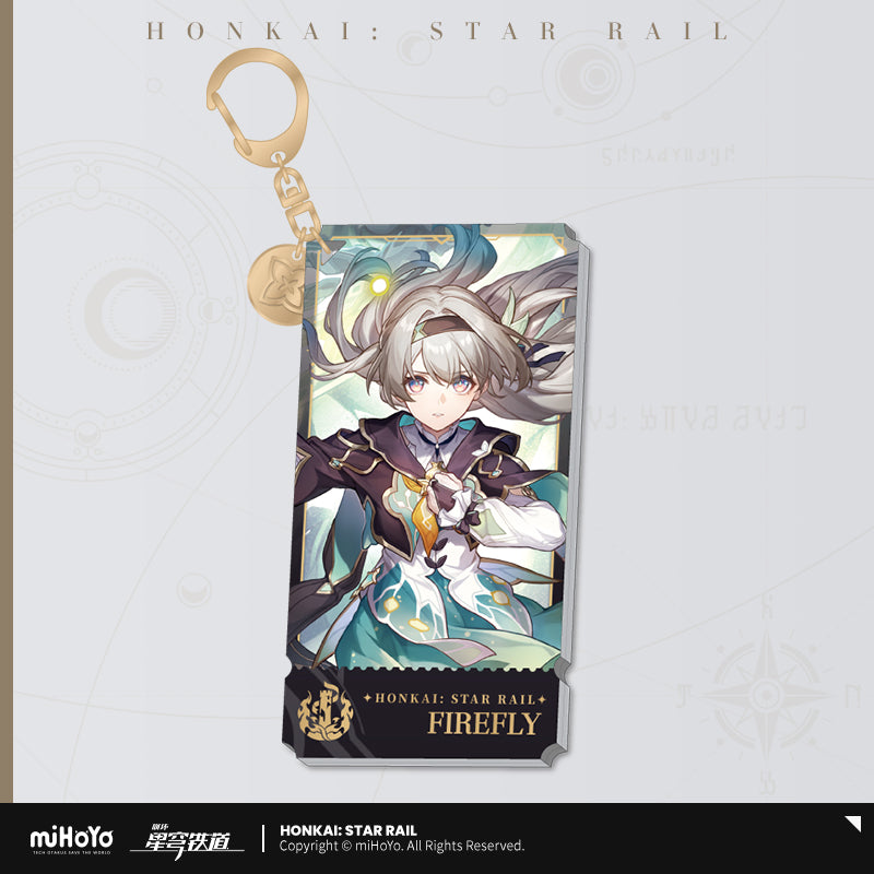 Honkai: Star Rail Official Character Acrylic Pendant Keychain - Firefly