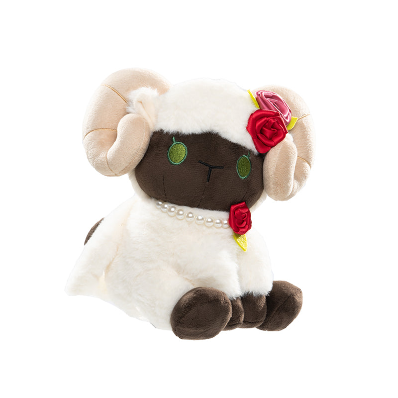 Reverse 1999 Official Sotheby Suitcase Sheep Plush ~Fluffy and Innocent~