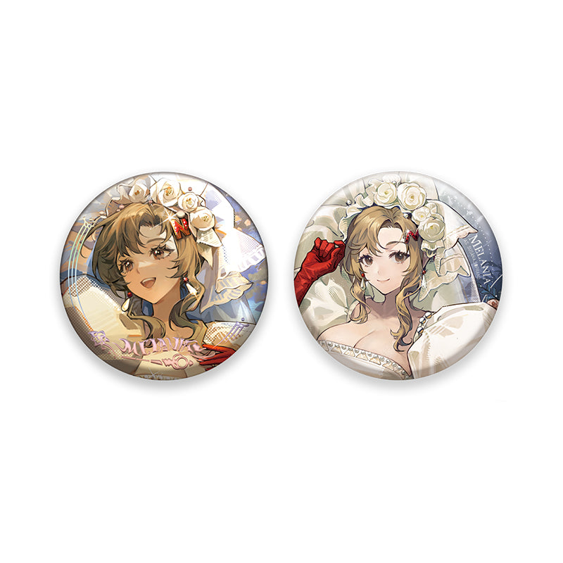 Reverse 1999 Official "One Moment of Aria" Character Badge Set Melania Satsuki 37 Ms. Moissan