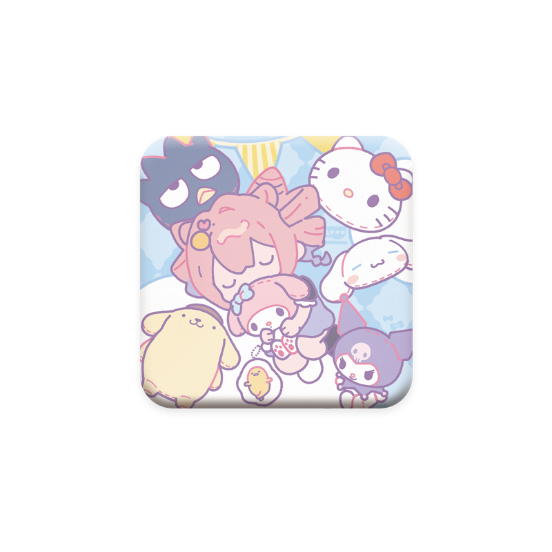 Arknights × Sanrio Collab Official Square Tin Badge