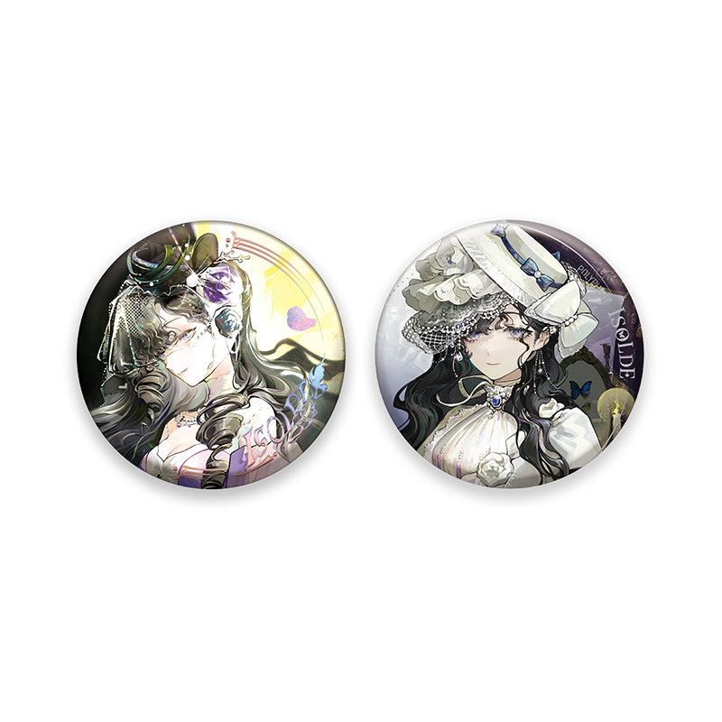 Reverse 1999 Official "One Moment of Aria" Character Badge Set Melania Satsuki 37 Ms. Moissan