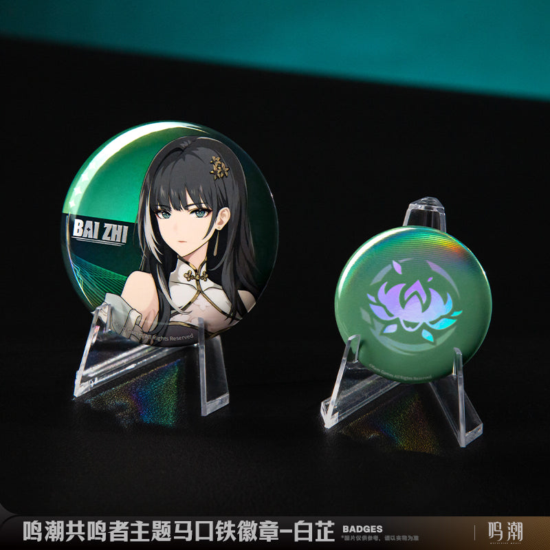 Wuthering Waves WuWa Official Tin Badge Set Jiyan Yinlin Lingyang Yangyang Chixia Baizhi