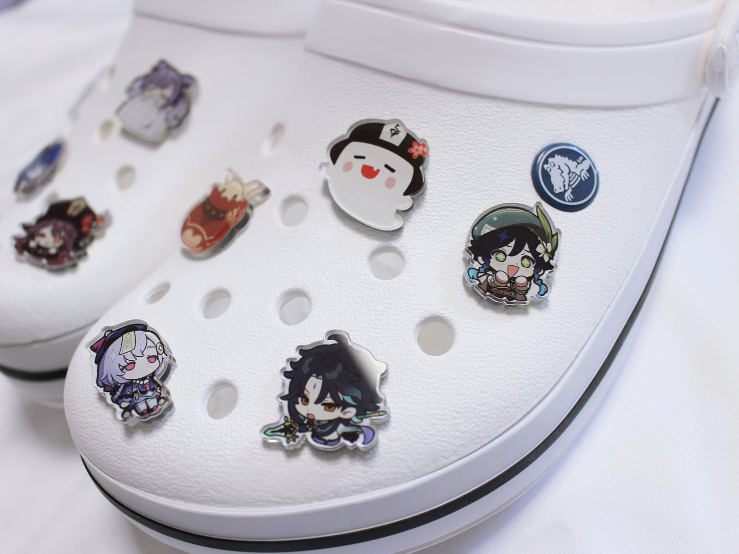 Genshin Acrylic Crocs Charms Jibbitz