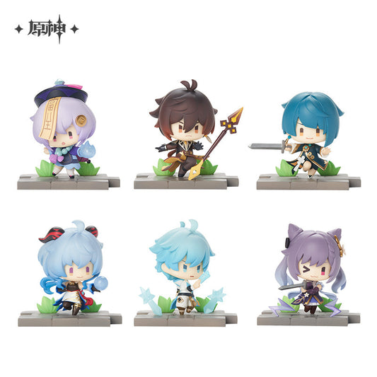 [Genshin Official] Liyue Character Battlefield Hero Collectible Figurines - Pick Your Favorite!